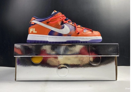 Nike  Low Perple White O-W Orange SB CT0856-801 x Dunk 0302